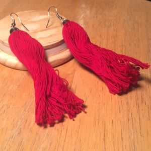 Stylish Red Earrings